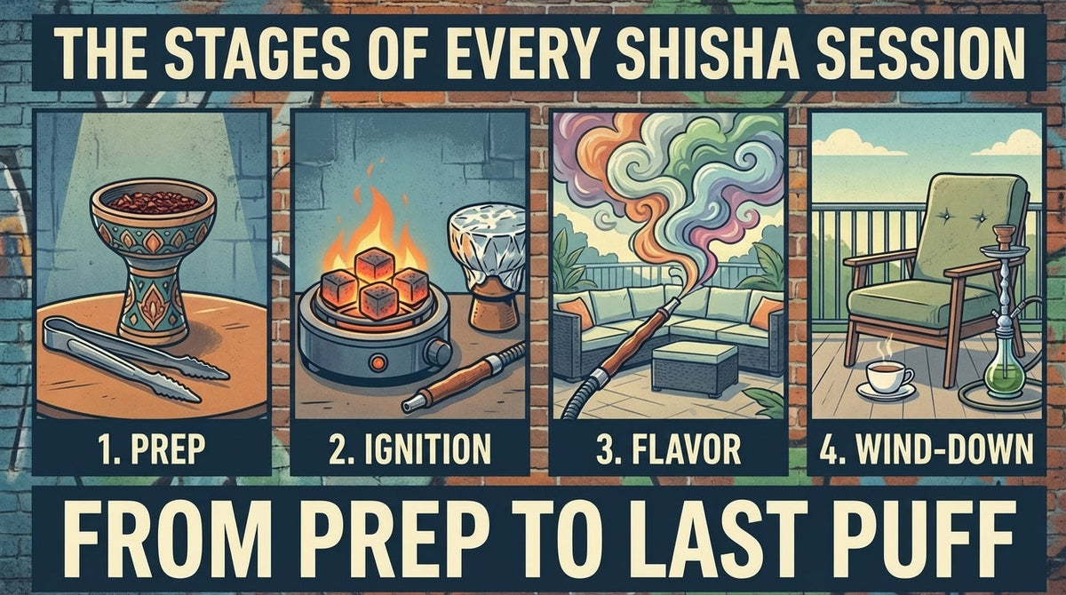 The Stages of Every Shisha Session