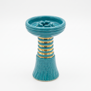 Stone Bowls Aqua Gold Ring