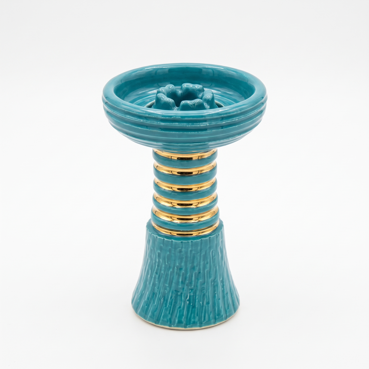 Stone Bowls Aqua Gold Ring
