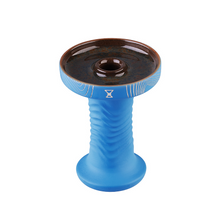 Load image into Gallery viewer, Alpha Hookah Wave Phunnel Blue Series Bowl