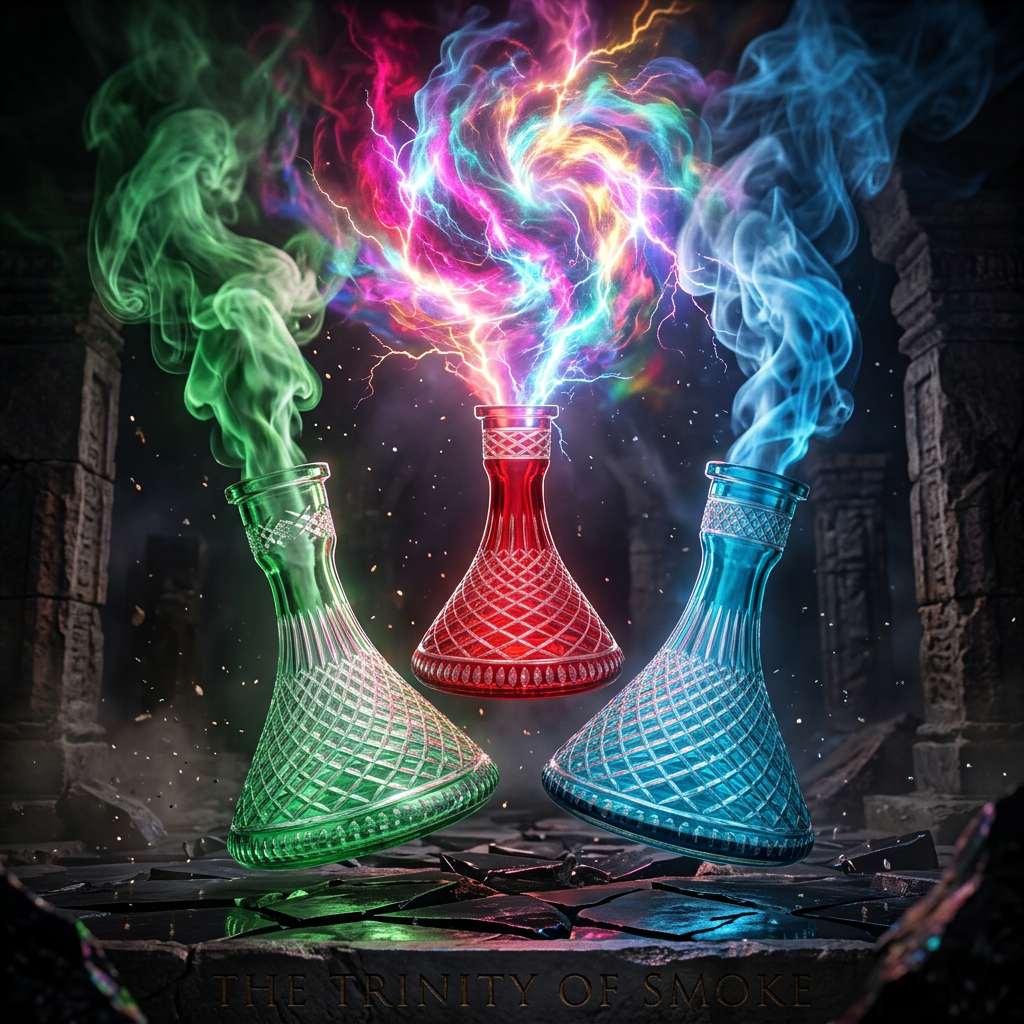 Etched Russian Shisha Base