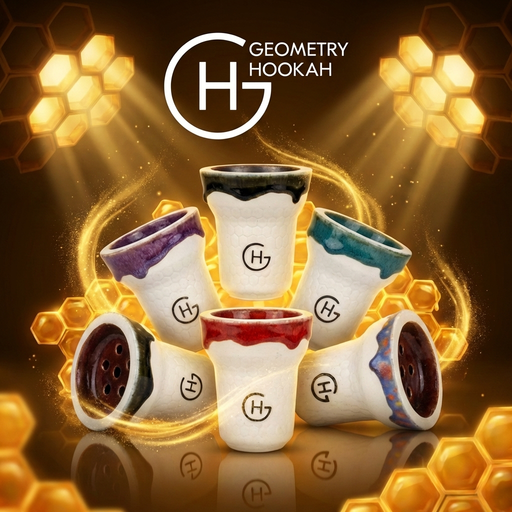 Geometry Honeycomb Shisha Bowl