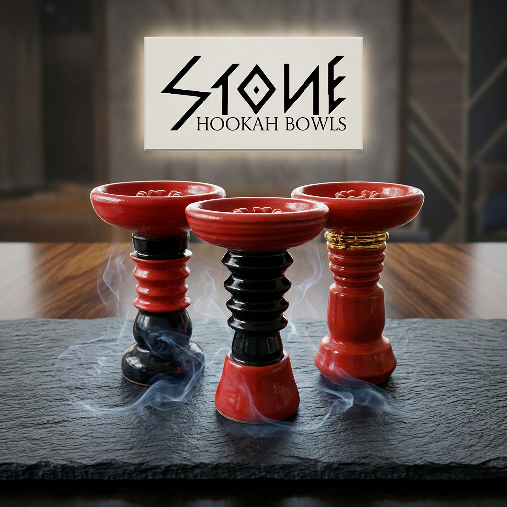Stone Hookah Bowls - Red Bellied Collection