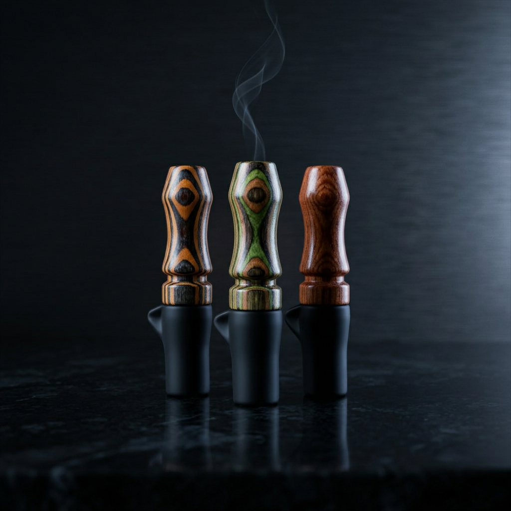 Personal Wooden Mouth Tip + Lanyard