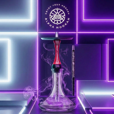 Alpha Hookah X ARTIST - Red Matte