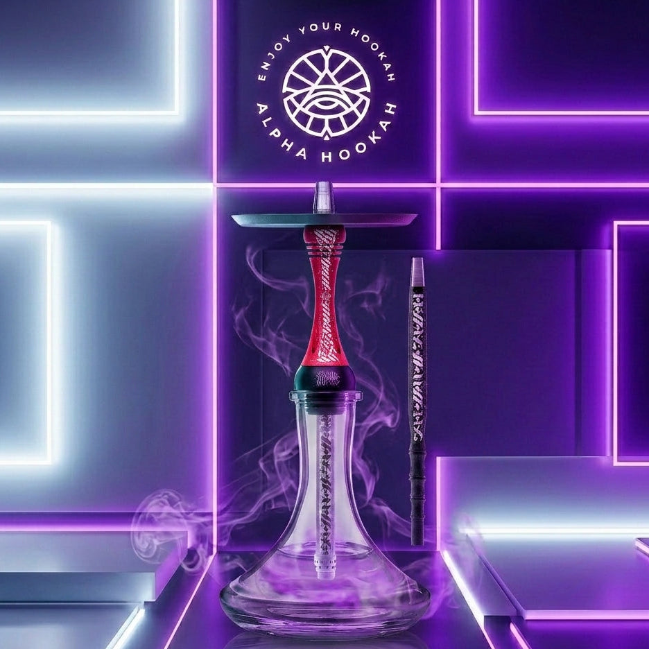 Alpha Hookah X ARTIST - Red Matte