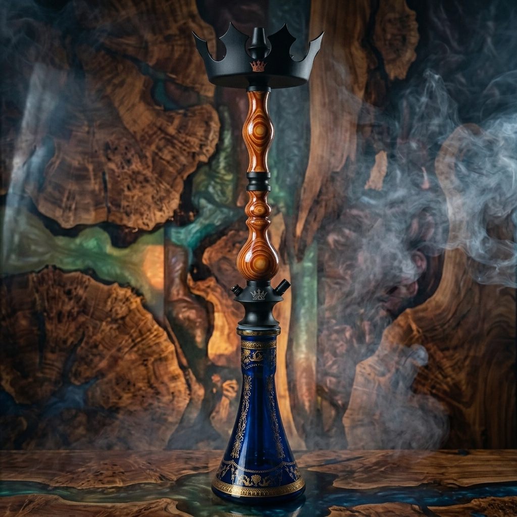 Regal King Diamond Wood Stem and Crown Tray Espana