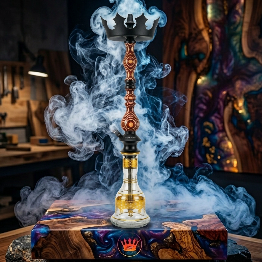 Regal King Diamond Wood Stem and Crown Tray Wild Time