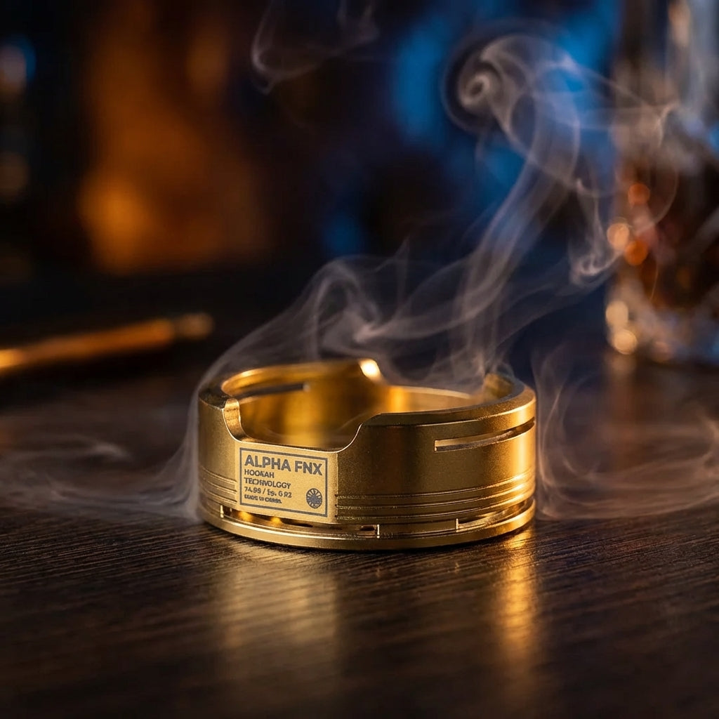 Alpha Hookah HMD FNX Gold
