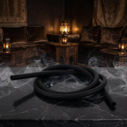 Silicone Hookah Hose - Black