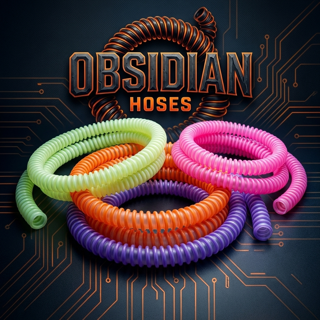 Obsidian Silicone Hose – Ultra Stretch