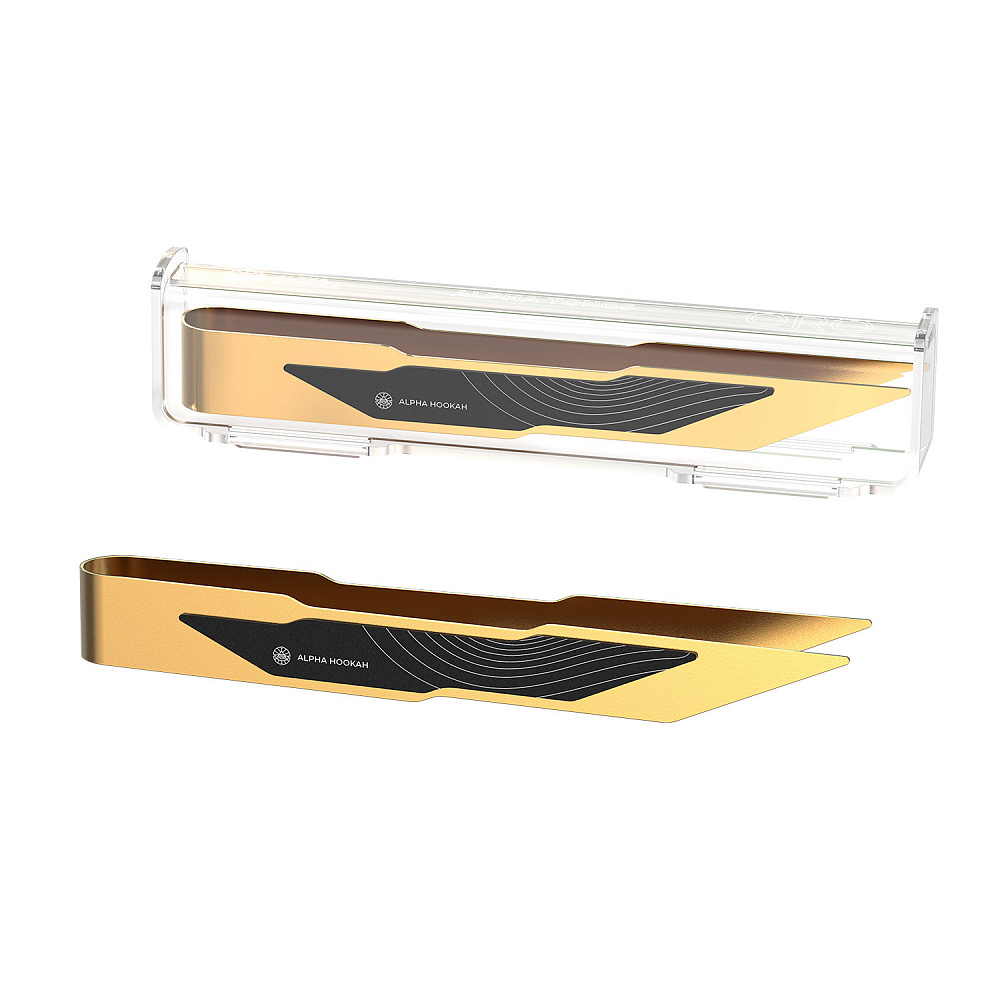 Alpha Hookah ORO Gold Tongs