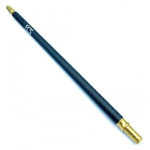 FCS® Carbon & Stainless Steel Mouthpiece - Carbon Matte Black x Gold